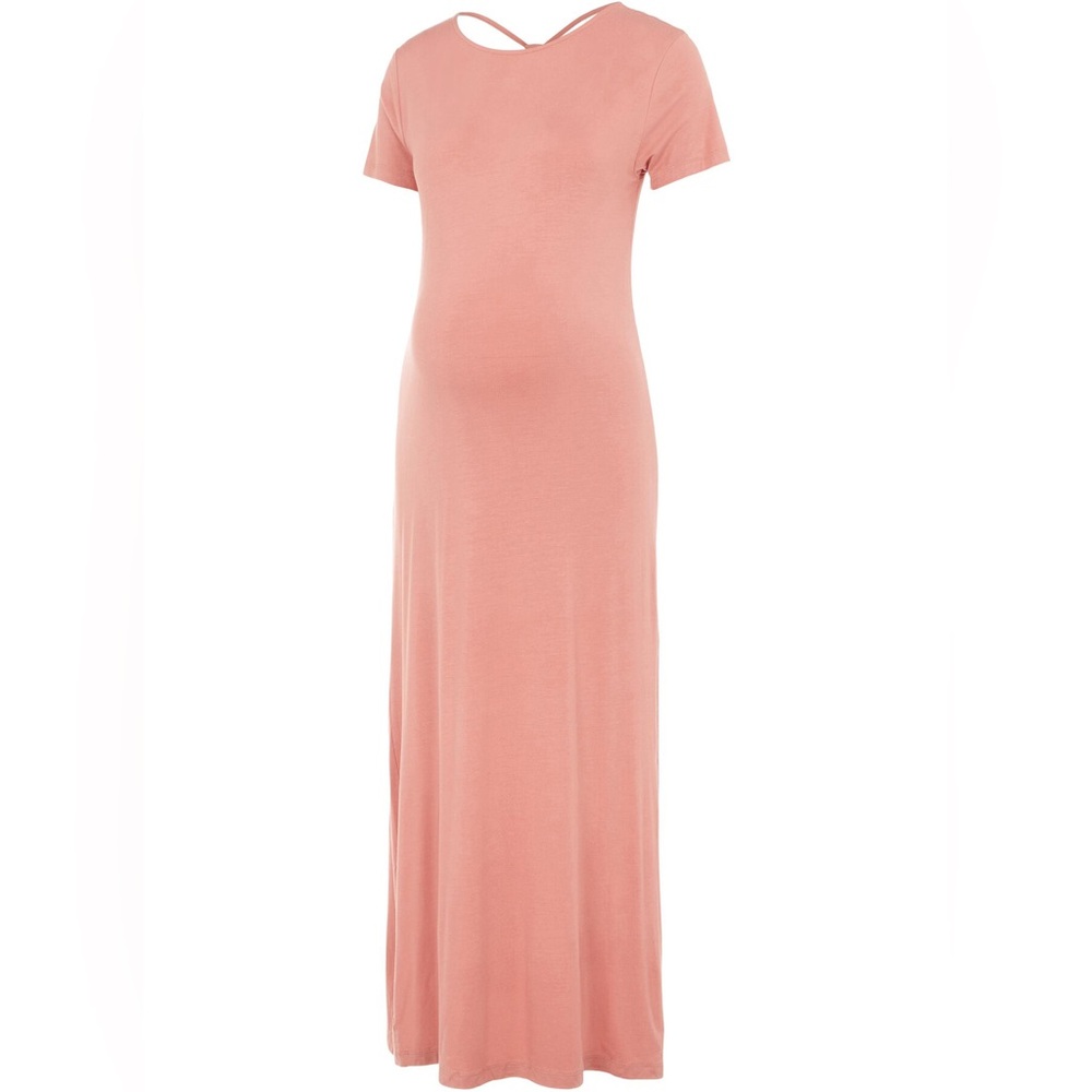 Maternity ASOS MAMALICIOUS Dress NEW M Desert Sand Mlcarina Certified Viscose